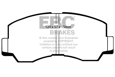 EBC Ultimax Front Brake Pads For Mitsubishi Shogun 2.6 (L047) (83 > 87) • $45.13